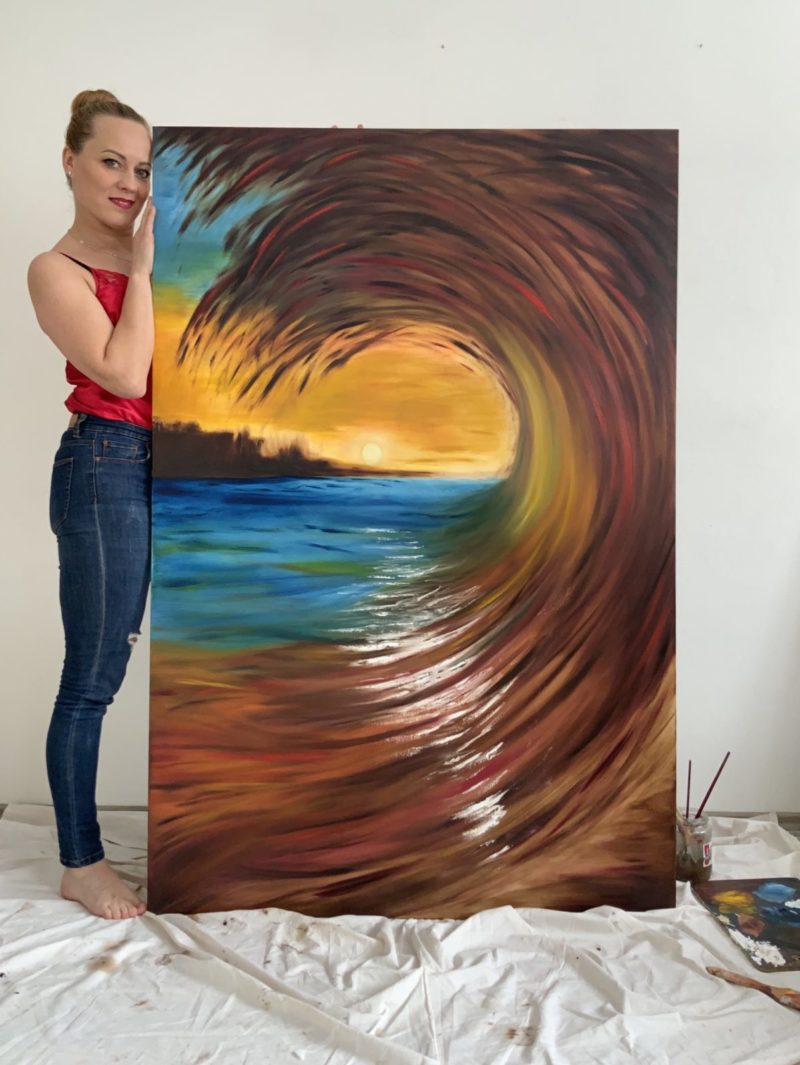 Radmila painting - obraz olejomalba